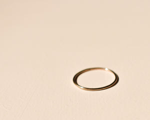 thin gold ring, skinny gold ring, delicate gold ring, stacking ring, recycled gold ring, thin gold band, 