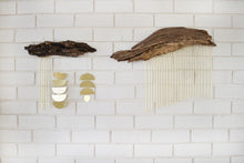 Driftwood + Brass wall hanging #01