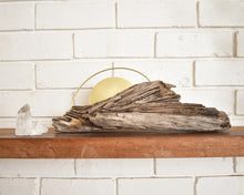 Driftwood + Brass wall hanging #07