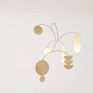 Cosmos Kinetic Brass Mobile