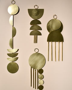 Solis Wall Hanging in Brass - Wall Decor